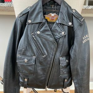 Harley Davidson woman’s leather jacket